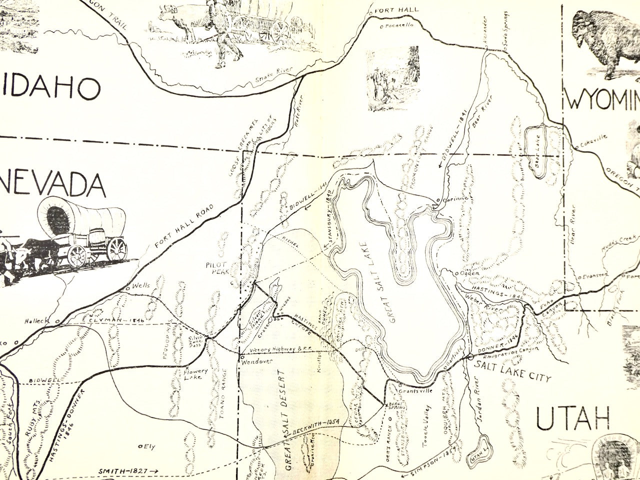 SALT DESERT TRAILS: A HISTORY OF THE HASTINGS CUTOFF  1930