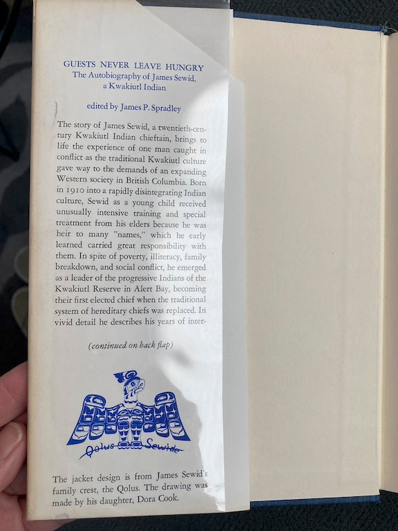 Guests Never Leave Hungry James P. Spradley 1st Edition 1969