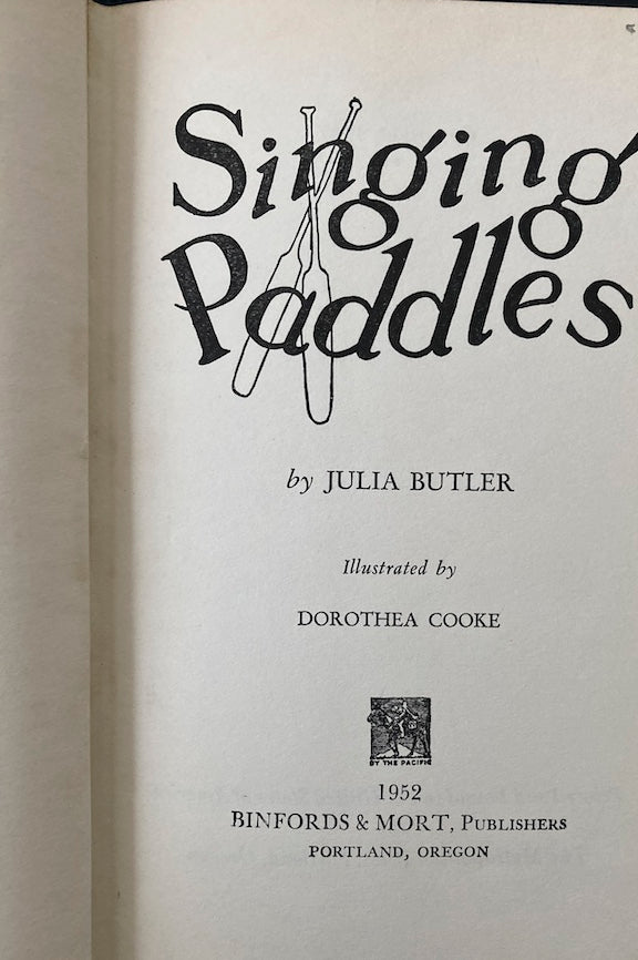 SINGING PADDLES JULIA BUTLER 1952