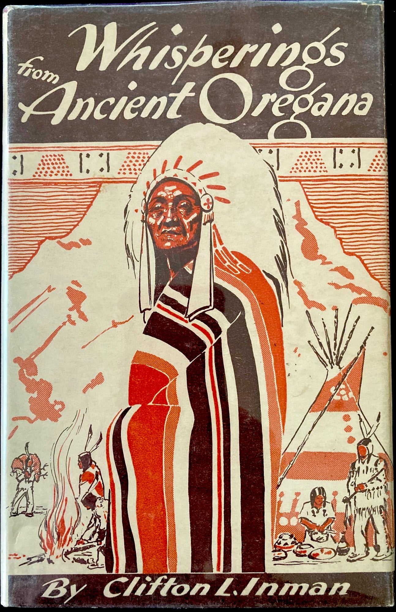 WHISPERINGS FROM ANCIENT OREGANA 1944 SIGNED 1ST ED