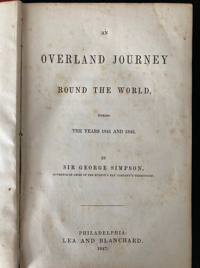 Simpson's Journey Round the World