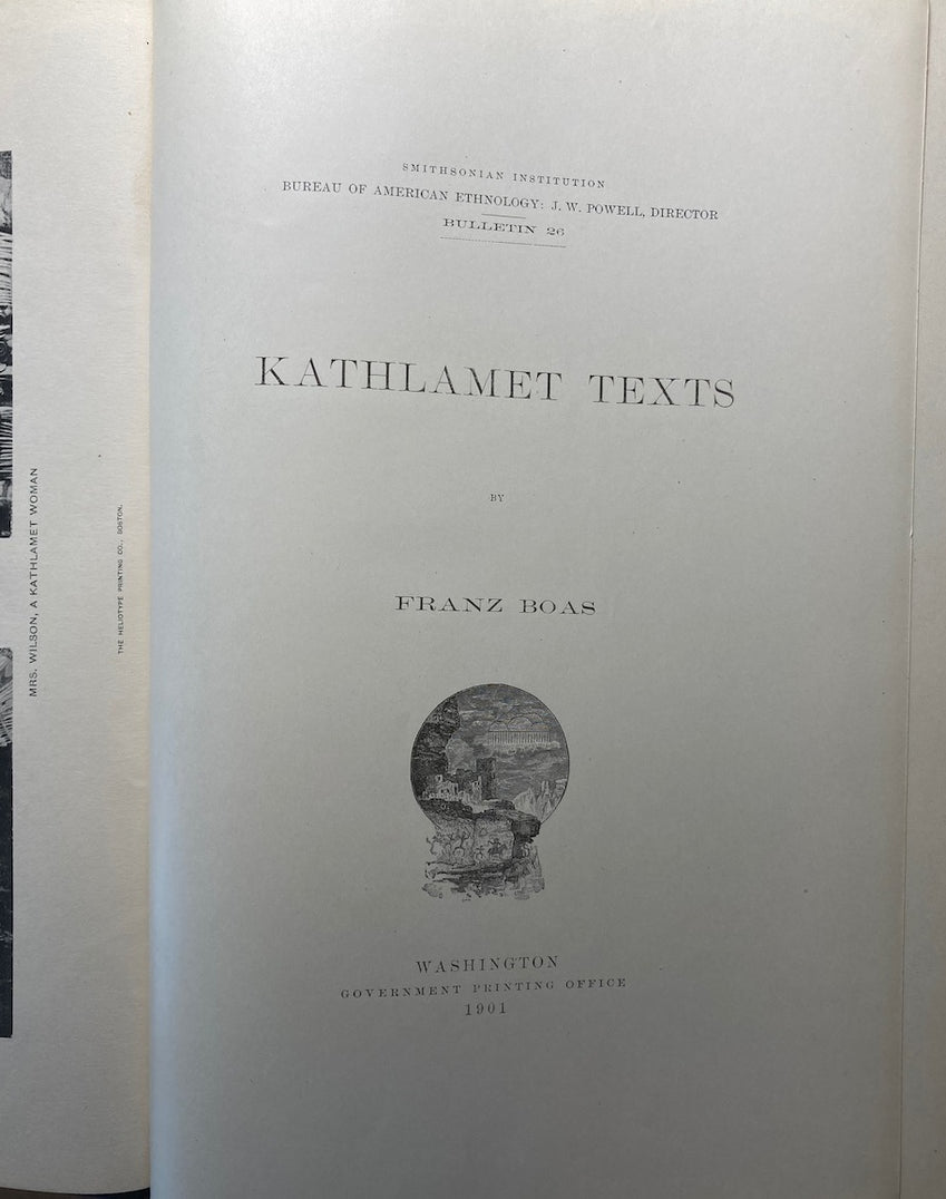 Kathlamet Texts, Smithsonian Institution Bureau of American Ethnology: Bulletin