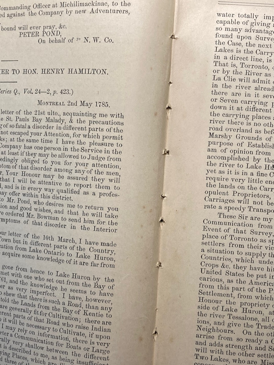 REPORT ON CANADIAN ARCHIVES: REPORT OF THE MINISTER OF AGRICULTURE  1890