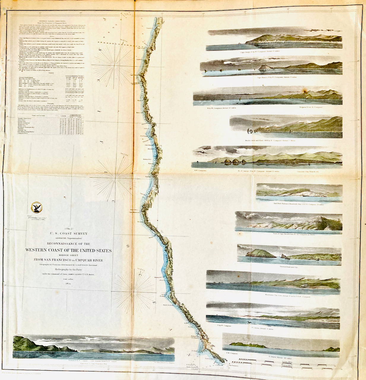 Reconnaissance of The Western Coast of the United States  From San Francisco to Umpquah River