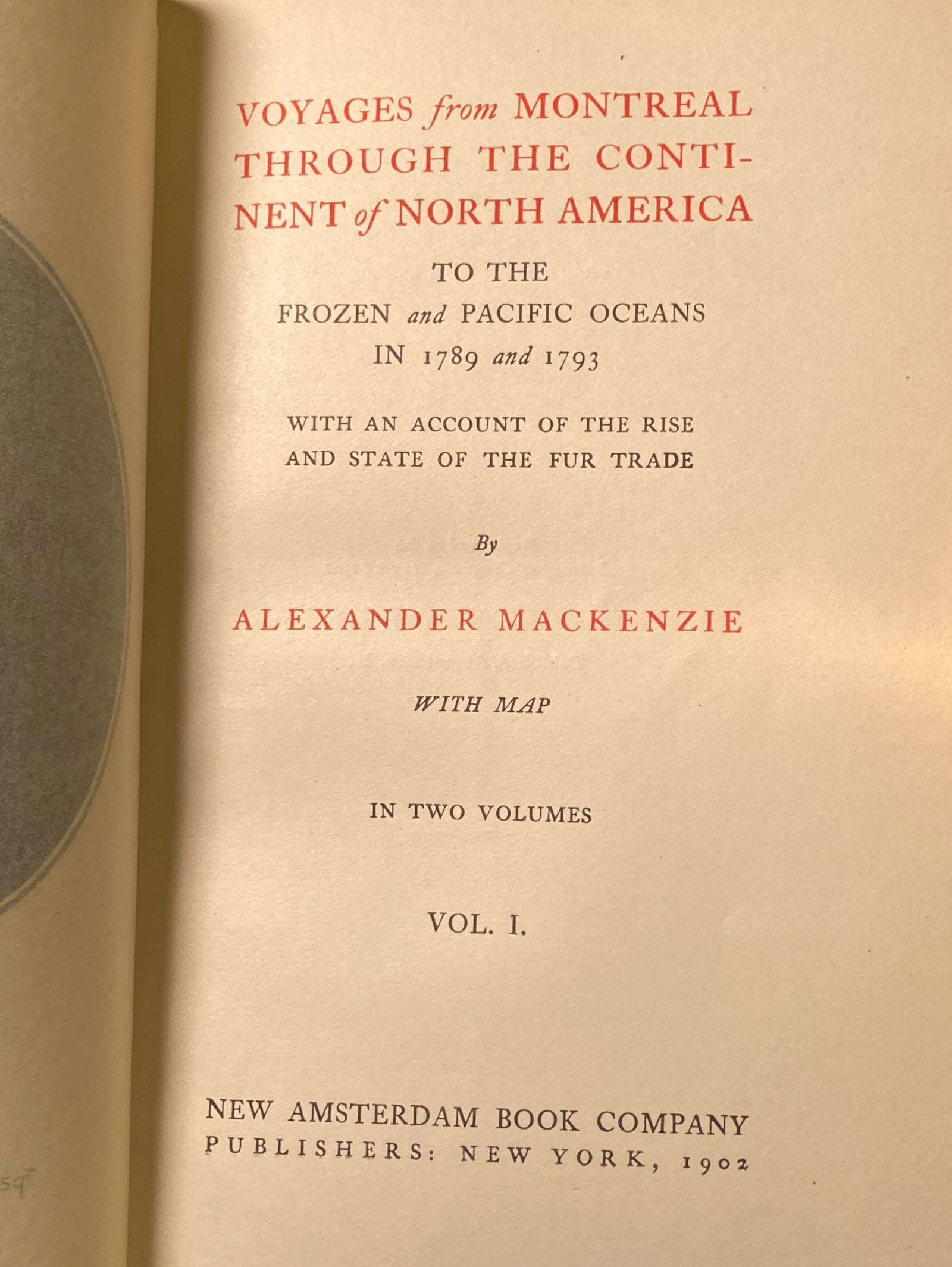 Voyages to the Arctic Mackenzie 1902