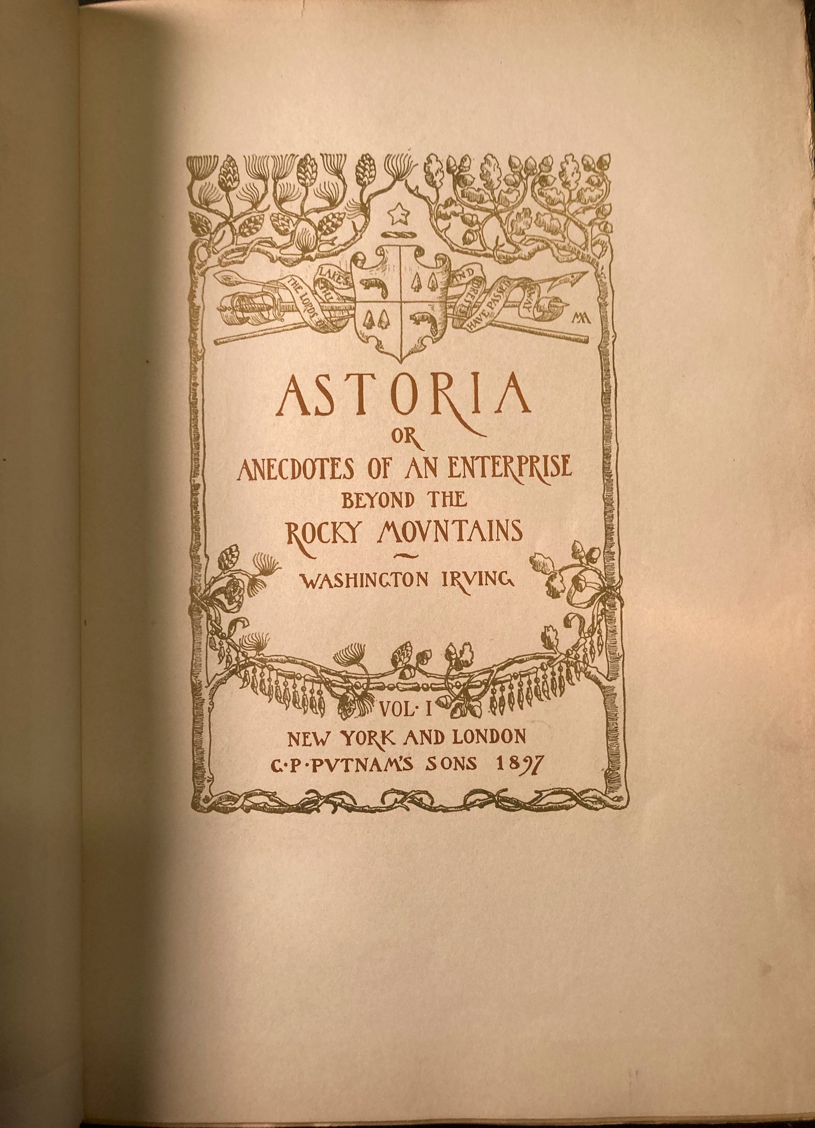 Astoria 2Vol Irving Washington, Waldorf Edition Limited 100 Copies