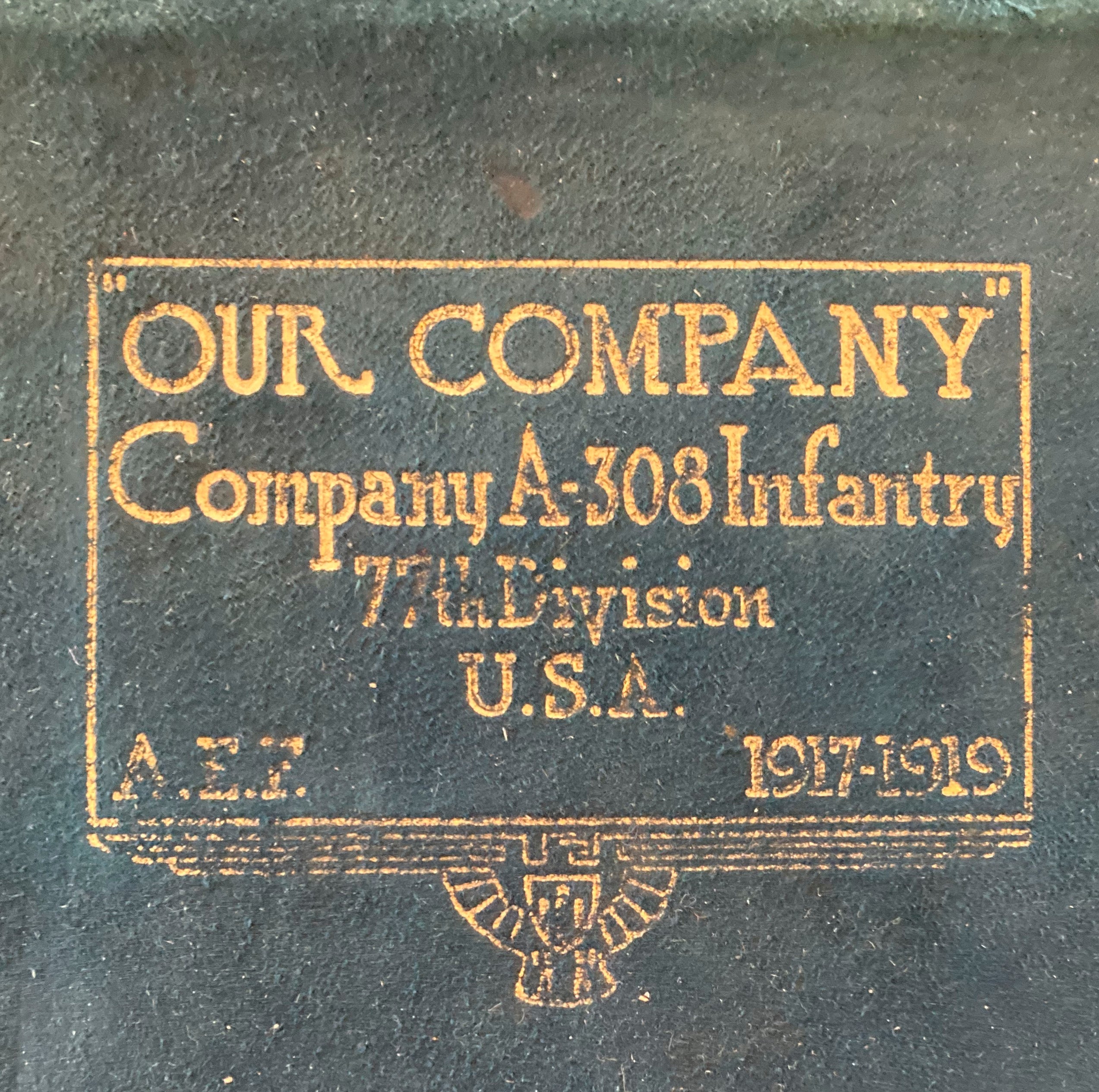Photo of Booklet Our Company WW1 Booklet The Lost Battalion 1917-1919