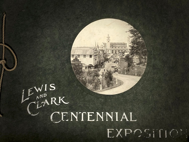 Photo of book: SOUVENIR OF LEWIS and CLARK EXPOSITION PORTLAND, ORE. 1905
