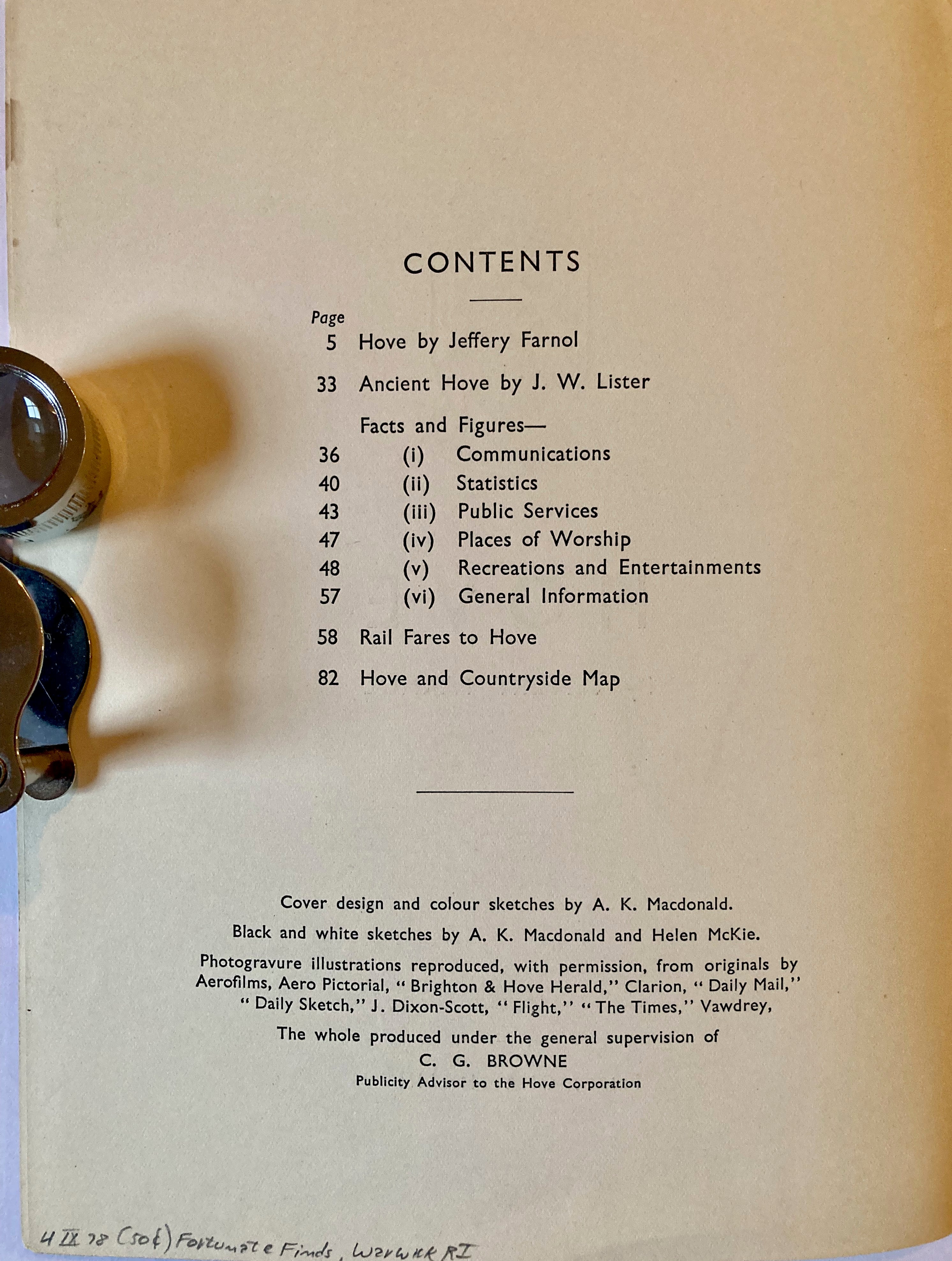 HOVE JEFFREY FARNOL 1937