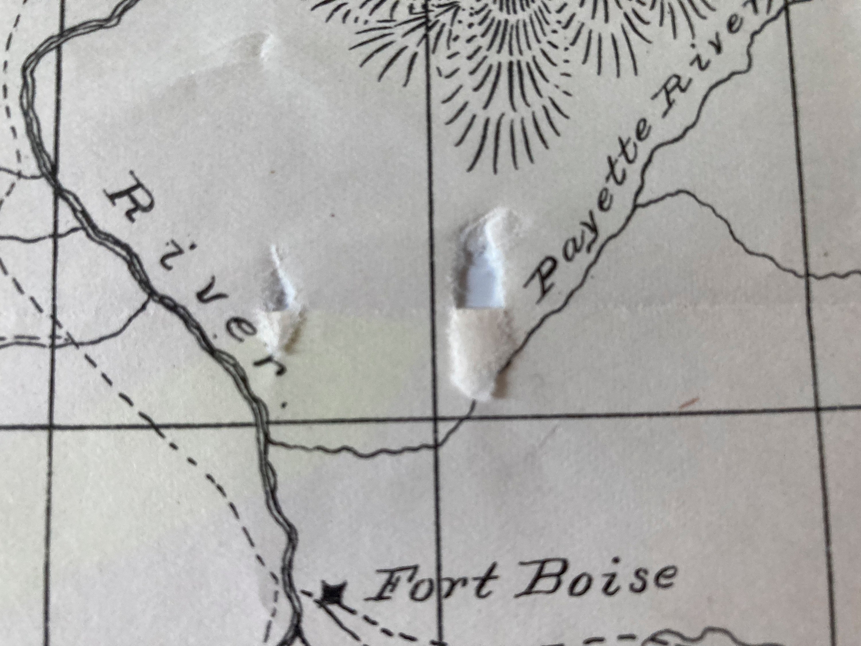 Sketch Map of Oregon Territory 1855