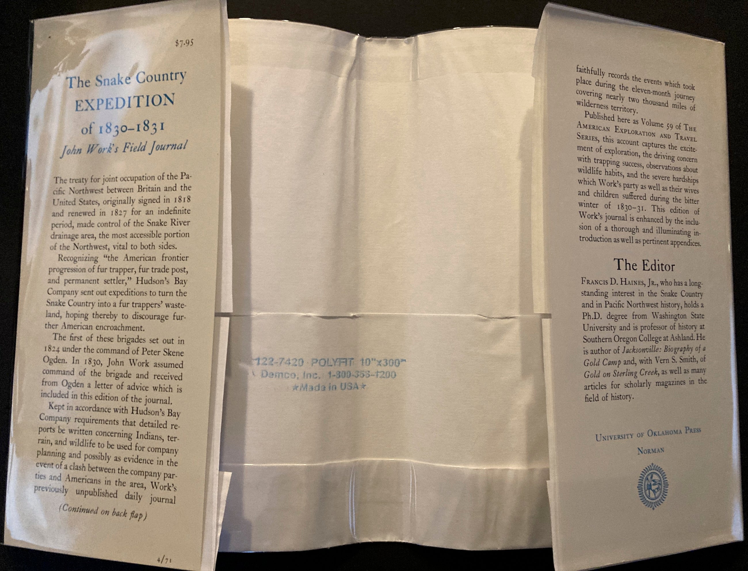 The Snake Country Expedition of 1830-1831