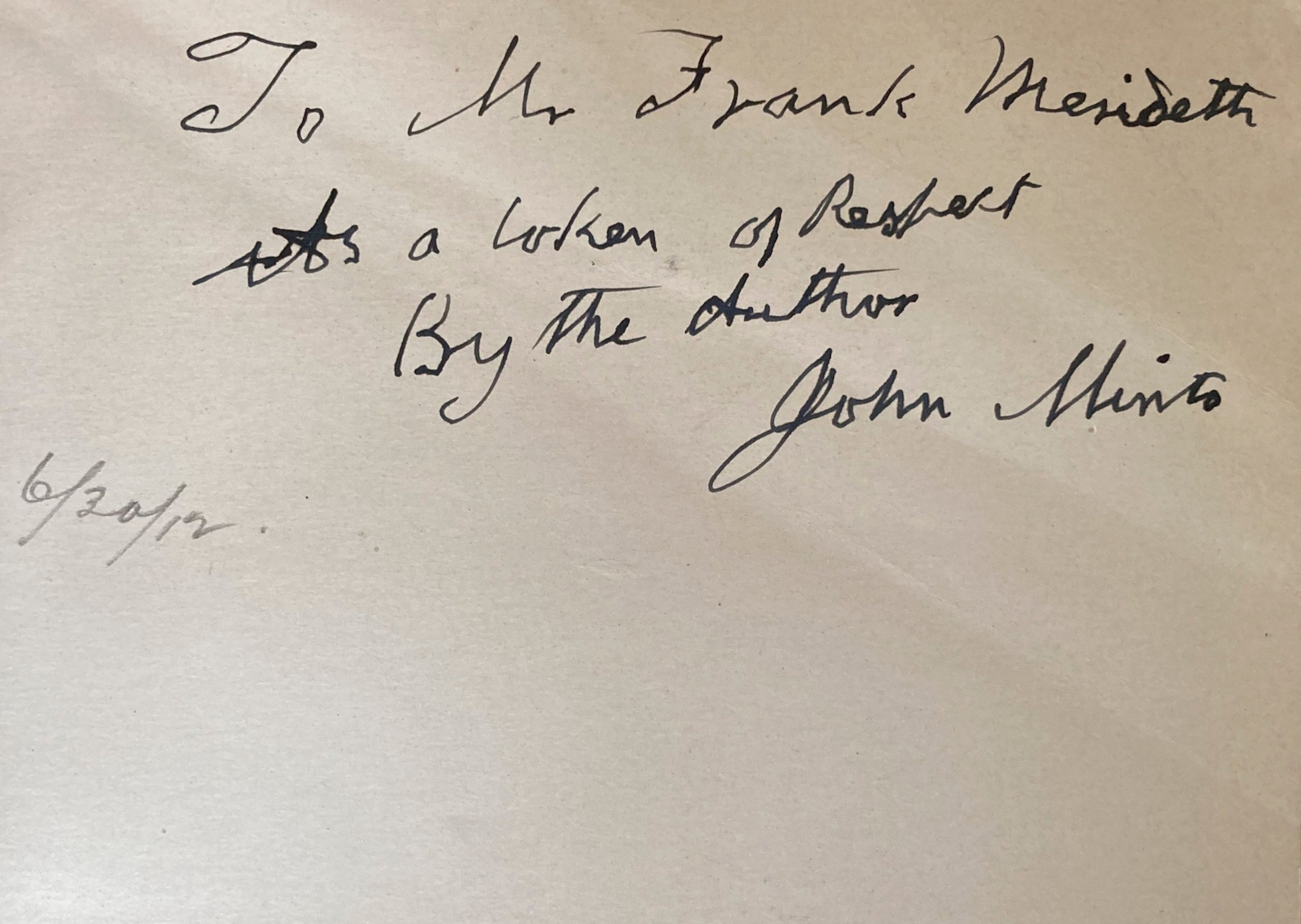 RHYMES OF EARLY LIFE IN OREGON SIGNED 1ST EDITION MINTO 1844