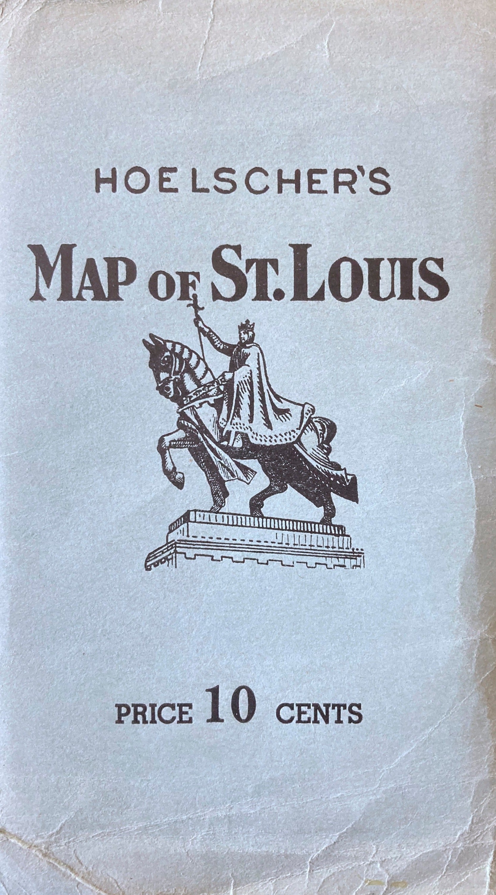 a photo of St Louis tourist map