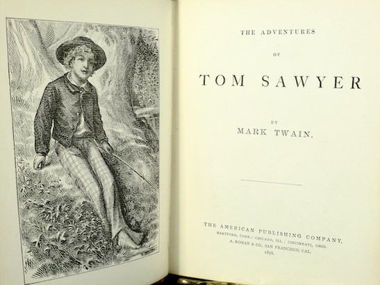The Adventures of Tom Sawyer 1st ED, GC 1876