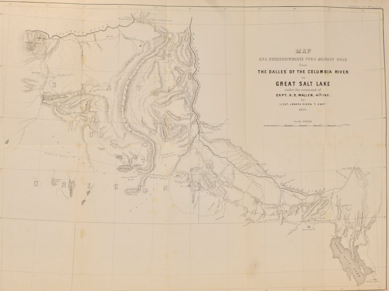 The Dalles of the Columbia River to Great Salt Lake 1859