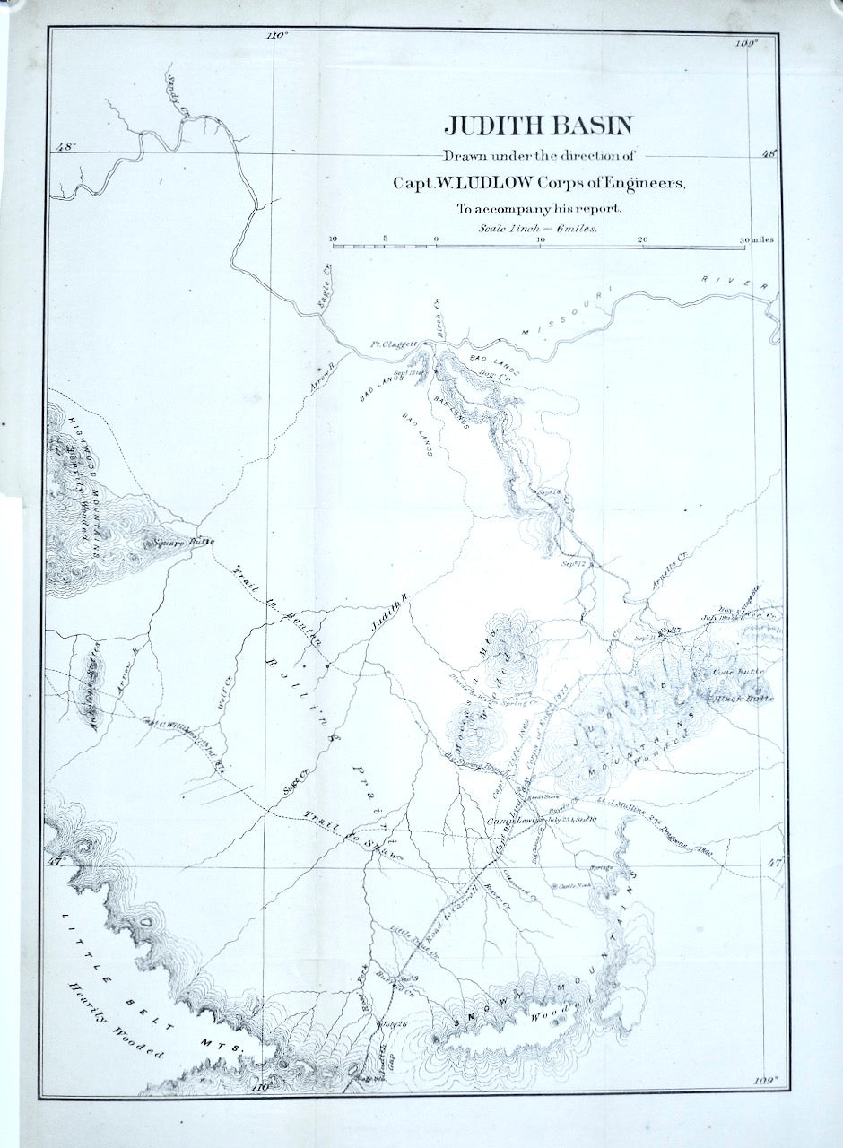 JUDITH BASIN, MONTANA 1876 – Kee Books and Maps