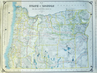 Photo of MAP OF THE STATE OF OREGON 1904