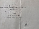 1877 Plat of a line of road from Humboldt Basin to Burnt River Rd  Map C. M . Foster