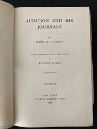 Audubon and his Journals In 2 Volumes: With Zoological And Other Notes By Elliott Coues 1897