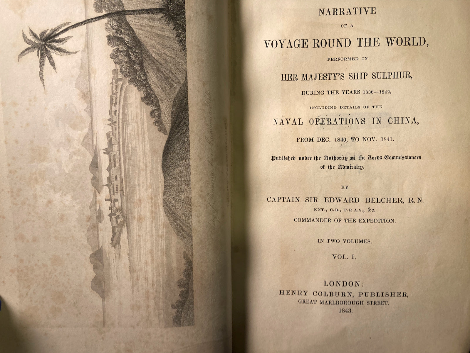 Belcher's Voyages 1836-1842 Narrative of a Voyage Round the World...