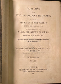 Belcher's Voyages 1836-1842 Narrative of a Voyage Round the World...