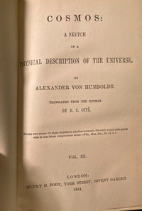 Cosmos A Sketch of a Physical Description of the Universe Alexander Von Humboldt