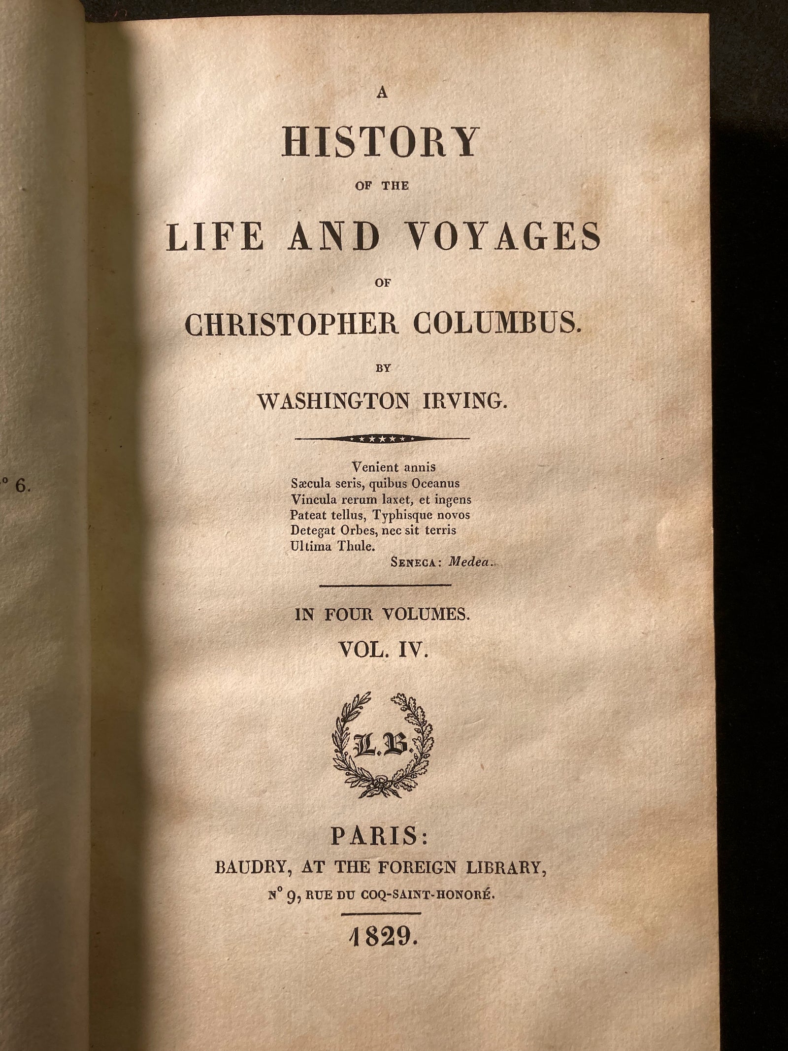 A History of the Life and Voyages of Christopher Columbus