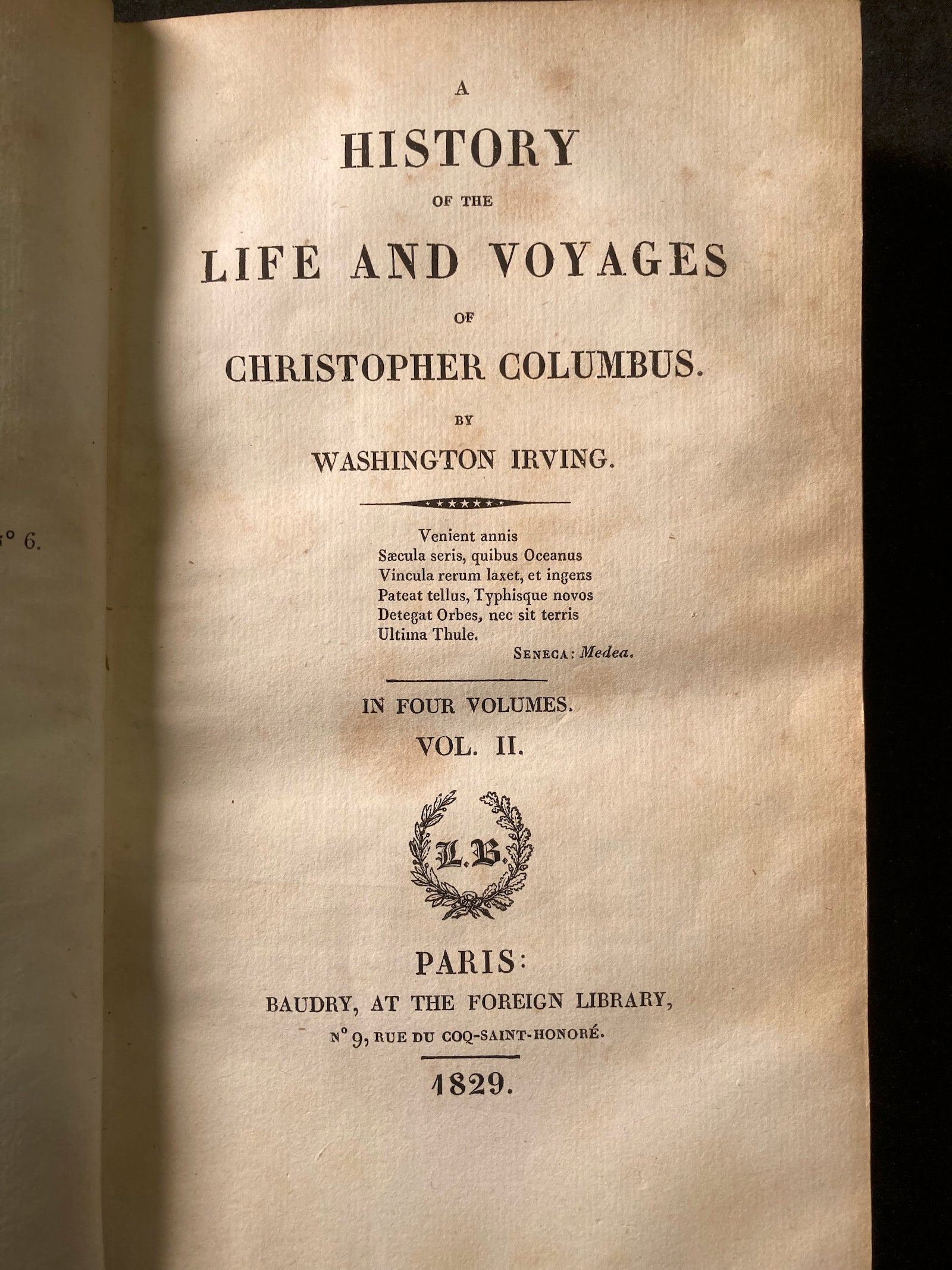 A History of the Life and Voyages of Christopher Columbus