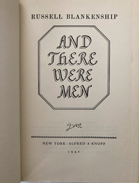 AND THEN THERE WERE MEN 1942 Russell Blankenship