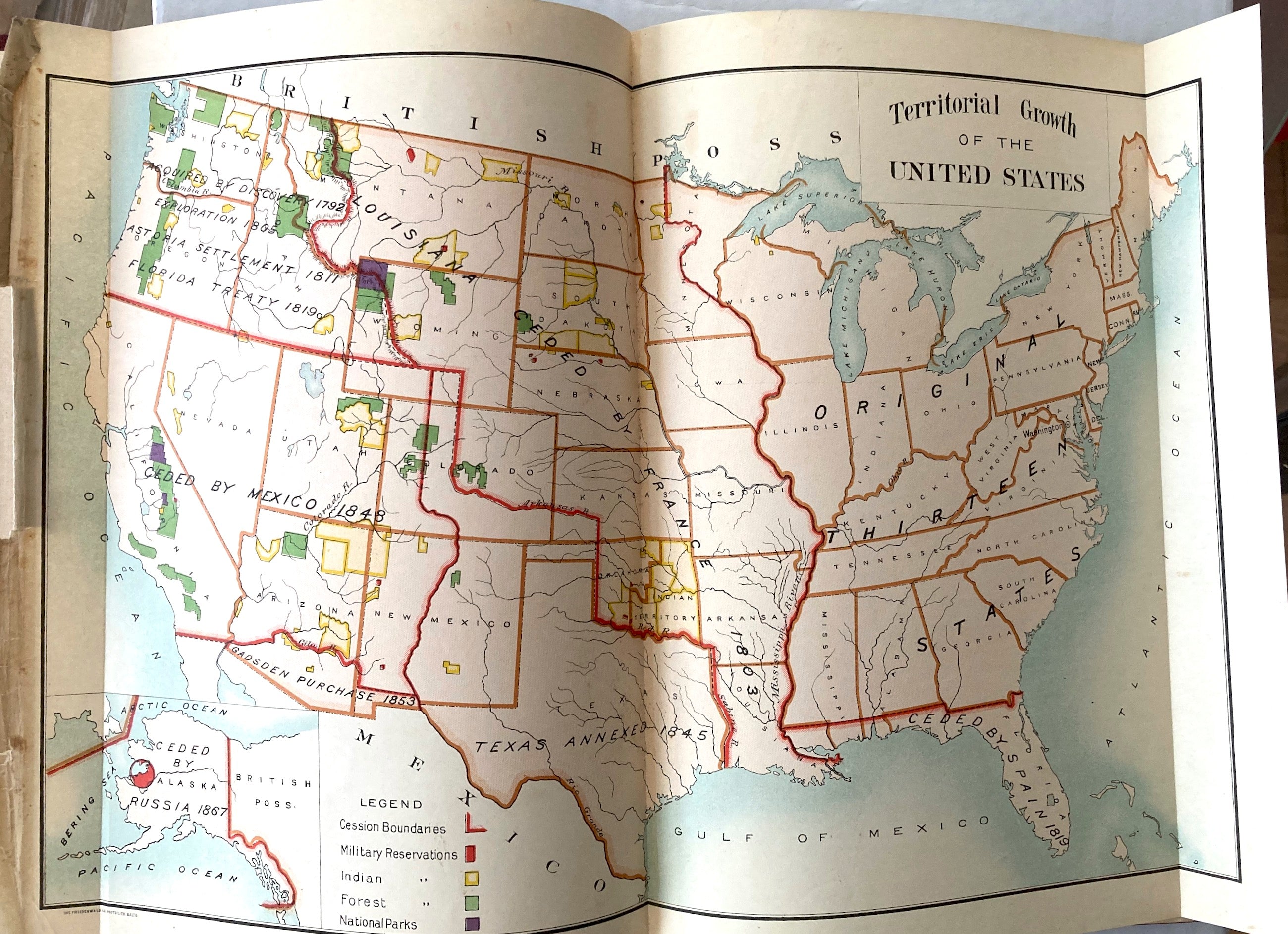 The Louisiana Purchase and Our Title West of The Rocky Mountains With Binger Letter 1899