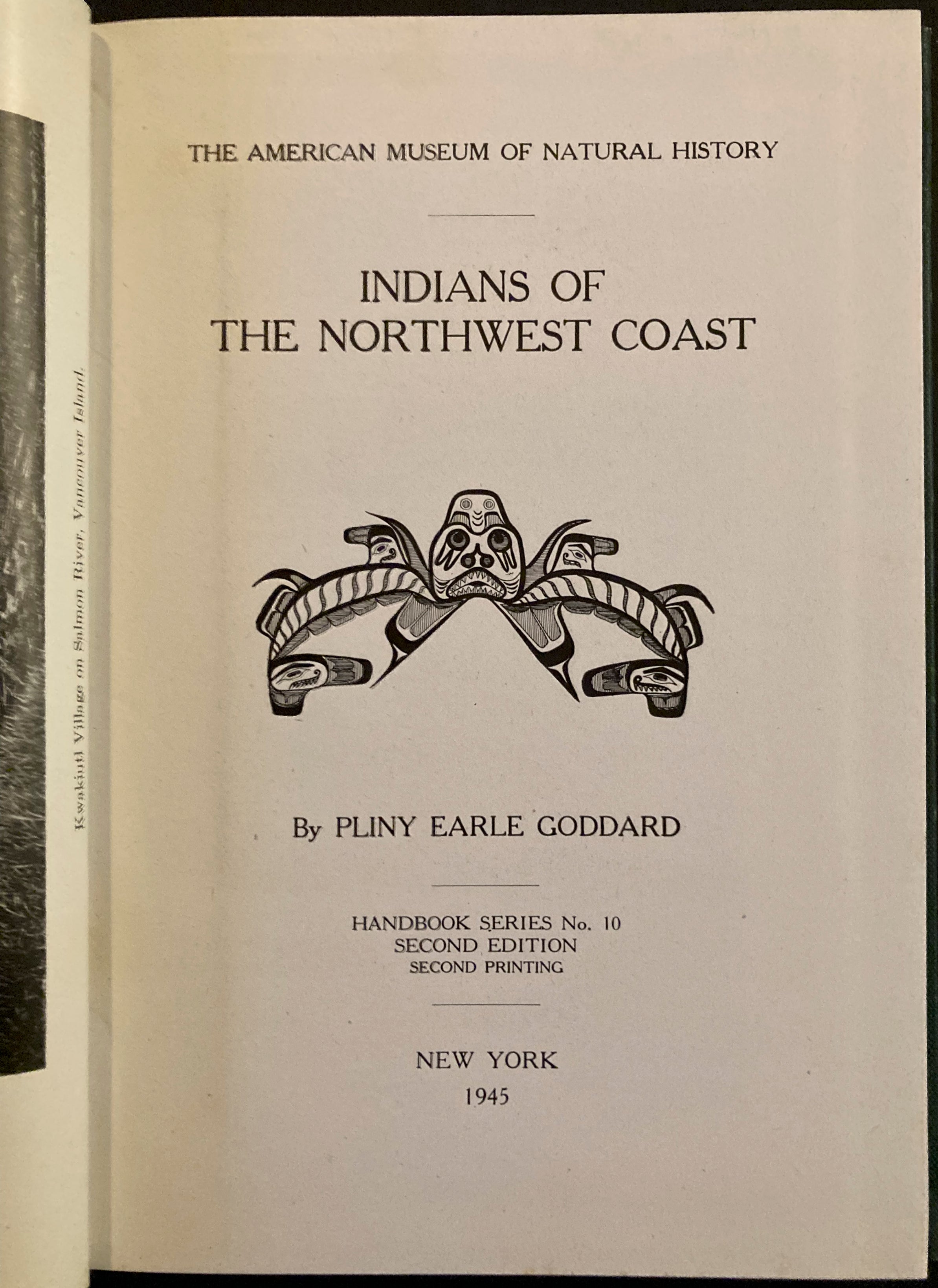 Indians of the Northwest Coast Pliny Earl Goddard 1945