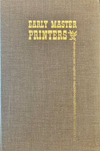 Photo of a book of early master printers